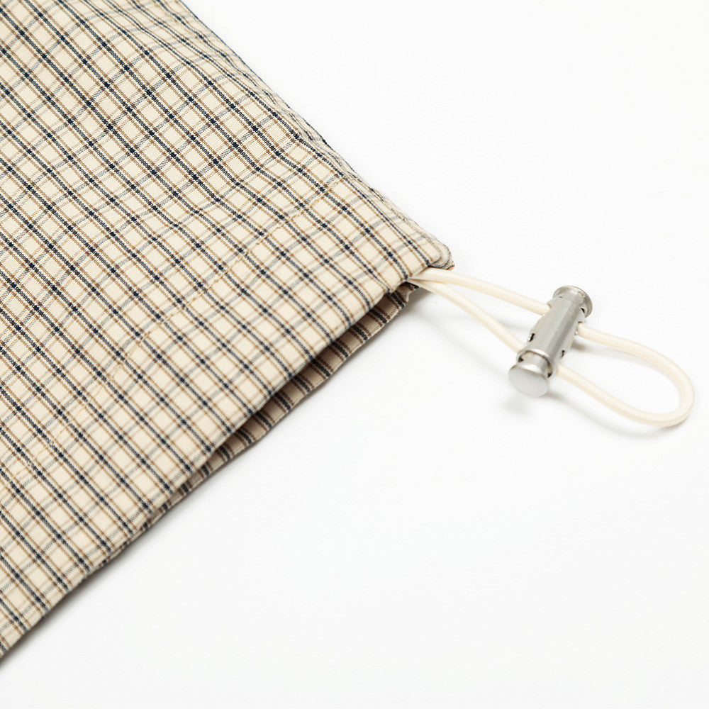 Small checkered short sleeved shirt