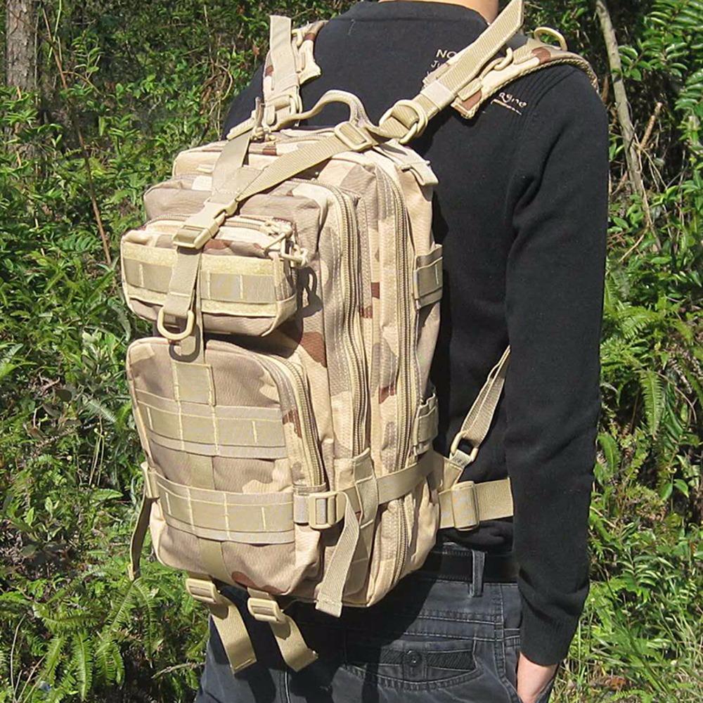 Black Hawk Commandos Military 3D Backpack Shoulder Bag 35L Molle System Waterproof camouflage pack for Travelling