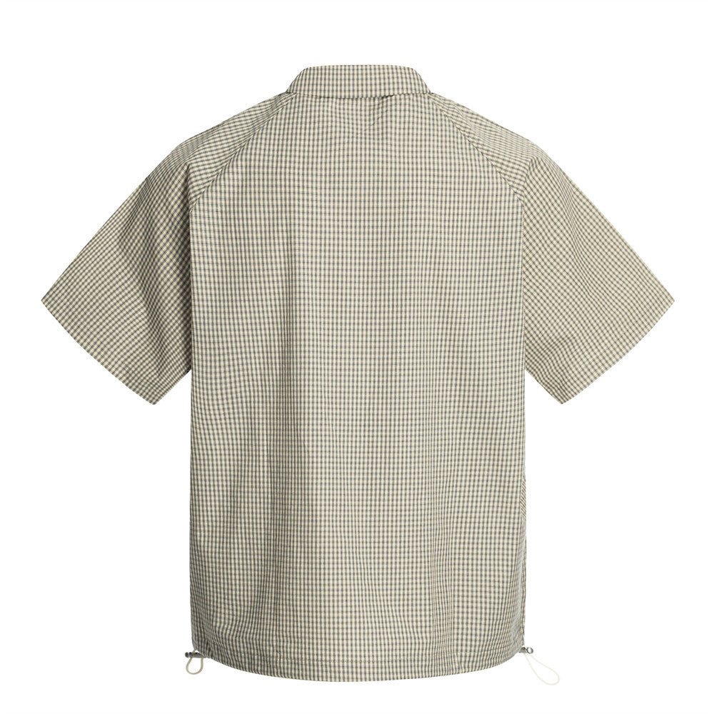 Small checkered short sleeved shirt